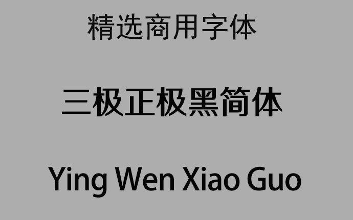 三极正极黑简体